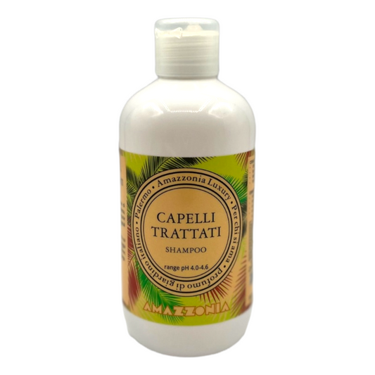 Amazzonia Shampoo Capelli Trattatti Rivitalizzante All'olio di cocco e burro di karitè 250 ml