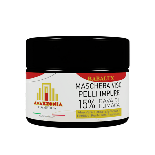 Amazzonia Babalux Maschera Viso Pelli Impure Bava Di Lumaca 15% - 50 Ml